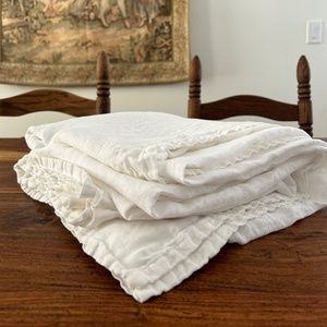 Parachute White Linen Top Sheet